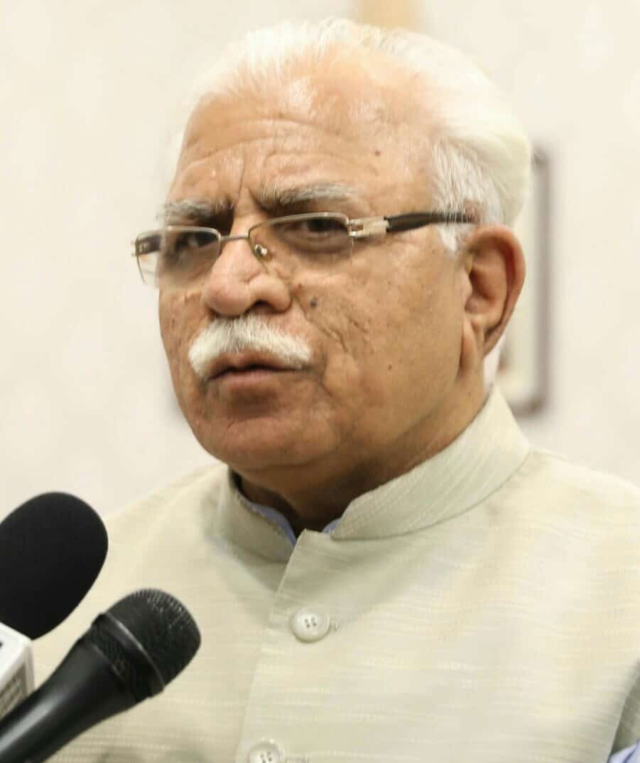  Manohar Lal Khattar Haryana