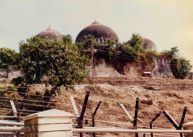 Ayodhya Mosque which was demolished by fanatics