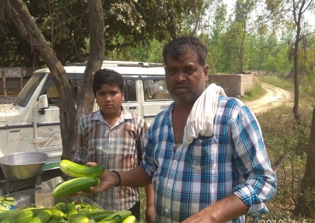 Cucumber Vendor In Amroha Rally