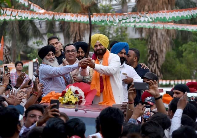 Navjot Sidhu Poll Campaign