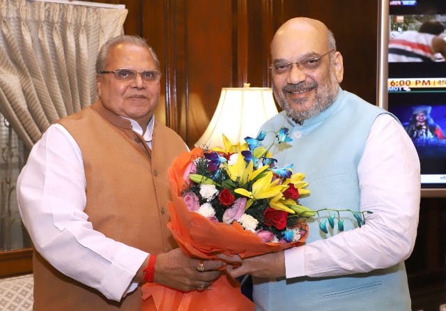 J&K Governor Meets Home Minister