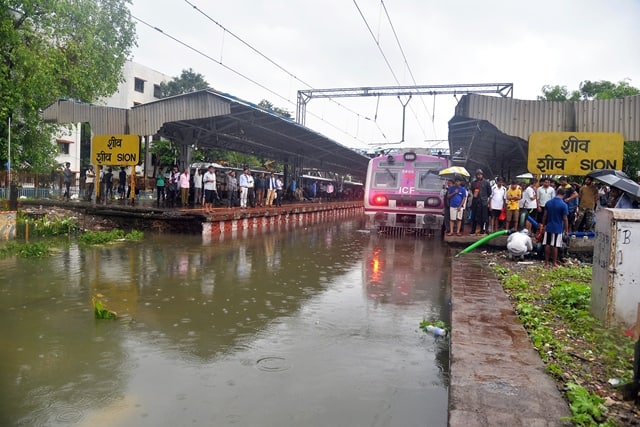 Rainfall Disrupts Mumbai Local Service