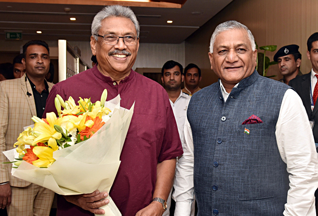 Gotabaya Rajapaksa Visits India