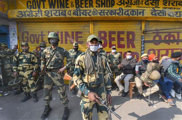 Farmers Protest Police Deployment