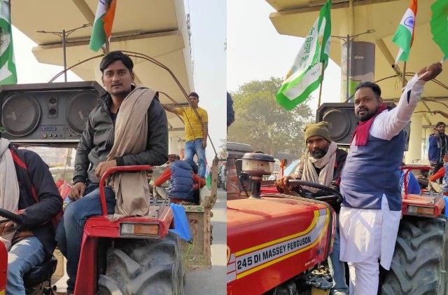 Tractor Rally from Ghazipur Border to Seemapuri