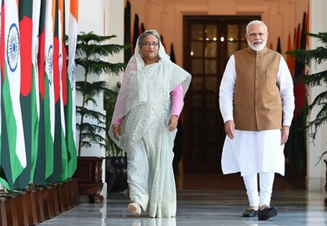 Sheikh Hasina With Narendra Modi
