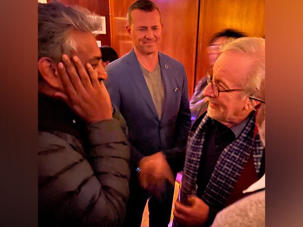 Rajamouli Meets His 'God' Steven Spielberg