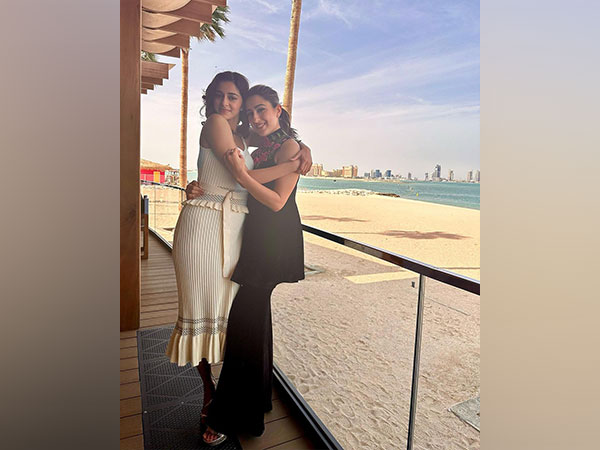 Sara, Ananya Vibe Together In Qatar