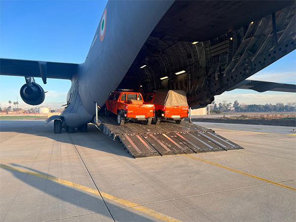 Turkey: First Indian C17 Flight Reaches Adana With Relief Material