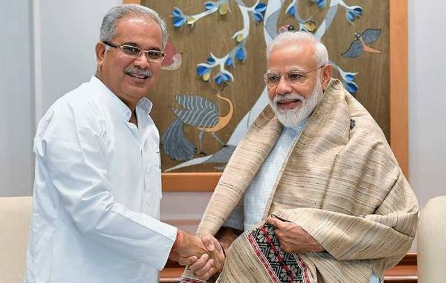 Chhattisgarh CM Meets Modi Over GST Dues, Coal Royalty