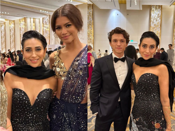 Karisma Poses with Tom Holland