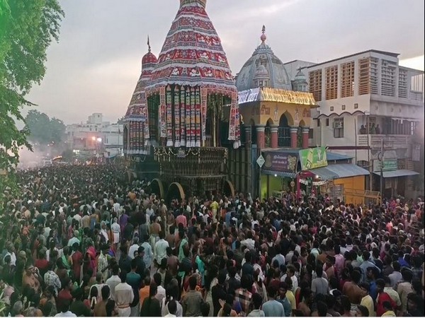 Chariot Procession At Chidambaram Natarajar Temple