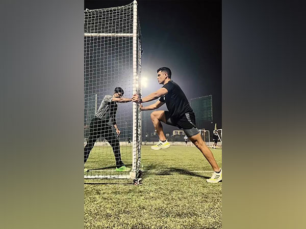 Angad Bedi at international sprinting tournament