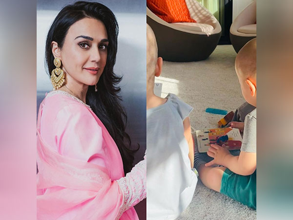 Preity's kids picture