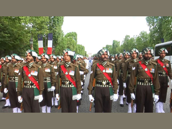 Punjab Regiment for bastille day