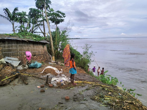 Landless Villagers in Assam flood
