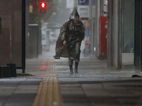 Japan and South Korea Typhoon Khanun