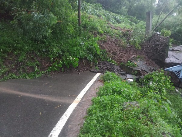 National Highway 205 blocked