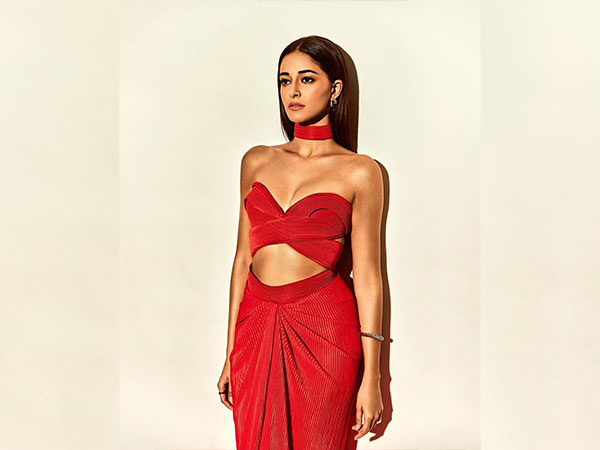 Ananya In Red