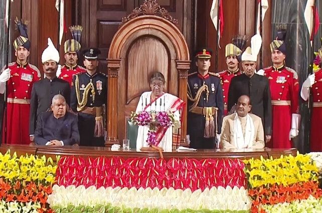 President Murmu Address to Parl: India Grew Fastest in 2023