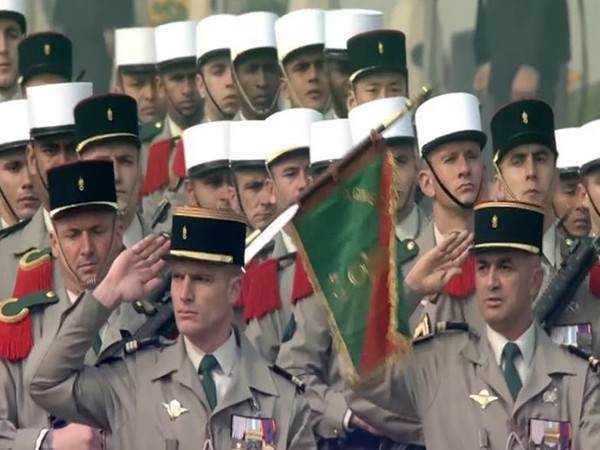 French Contingent Participates In 75th R-Day Parade