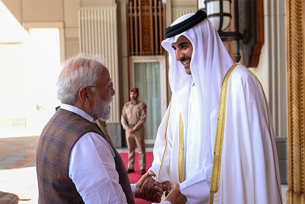 Modi Thanks Qatar Emir