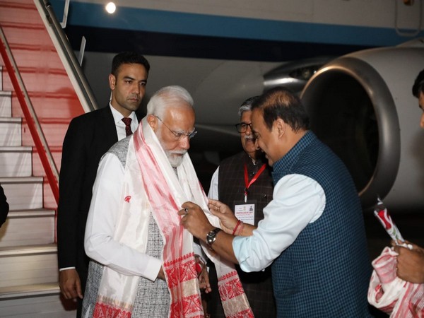Modi Arrives In Assam To Launch Projects Worth Rs 11,599 Cr
