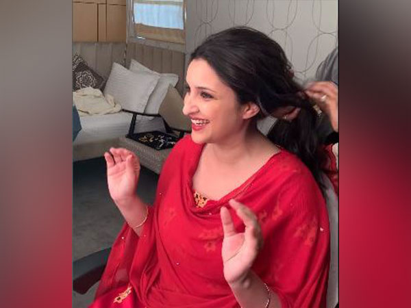 Parineeti Shares BTS Clip With Diljit Imtiaz