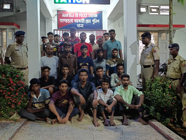 Bangladeshi nationals at the Agartala Railway Station