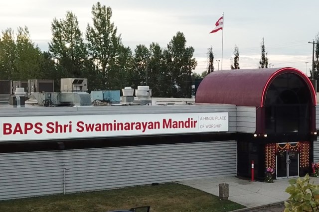 BAPS Swaminarayan Mandir Canada Vandalized