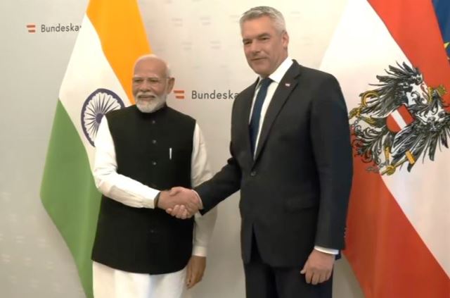 Modi Meets Nehammer