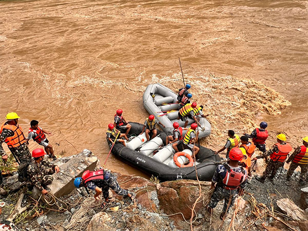 Nepal Passenger Buses Swept By Landslide