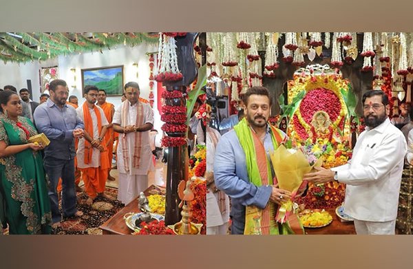 Salman Khan Attends Ganpati Puja